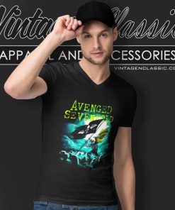 Avenged Sevenfold Flag V Neck TShirt