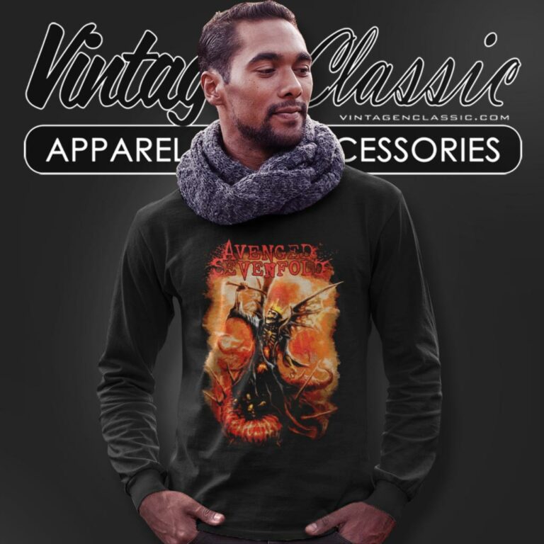 Avenged Sevenfold The Victor Long Sleeve Tee Avenged Sevenfold The Victor Long Sleeve Tee