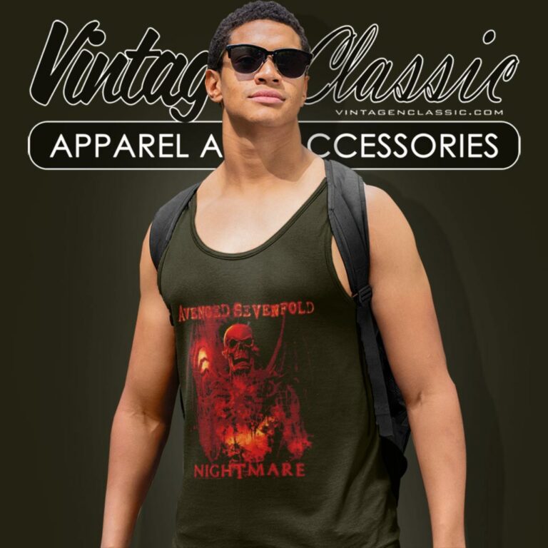 Avenged Sevenfold Inner Rage Tank Top Racerback Avenged Sevenfold Inner Rage Tank Top Racerback
