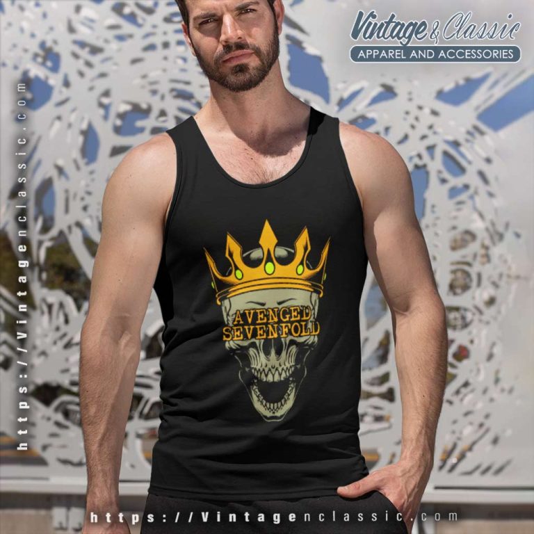 Avenged Sevenfold King Tank Top Racerback Avenged Sevenfold King Tank Top Racerback