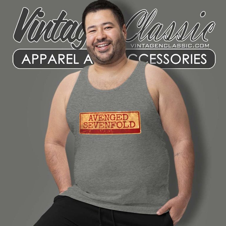 Avenged Sevenfold Logo Tank Top Racerback Avenged Sevenfold Logo Tank Top Racerback