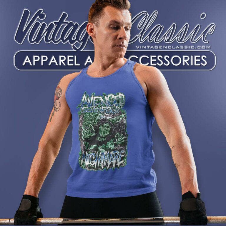 Avenged Sevenfold Reaper Scream Tank Top Racerback Avenged Sevenfold Reaper Scream Tank Top Racerback