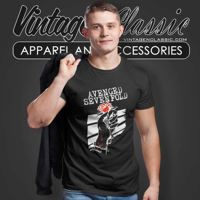 Avenged Sevenfold Rose T Shirt Avenged Sevenfold Rose T Shirt