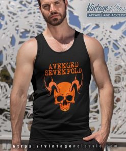 Avenged Sevenfold Shirt Demon Skull Tank Top Racerback