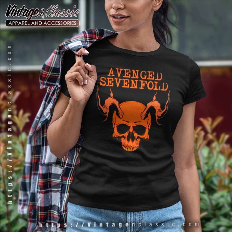 Avenged Sevenfold Shirt Demon Skull Women TShirt Avenged Sevenfold Shirt Demon Skull Women TShirt