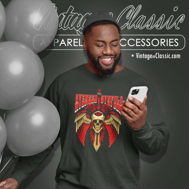 Avenged Sevenfold Shirt Eagles Skull Sweatshirt Avenged Sevenfold Shirt Eagles Skull Sweatshirt
