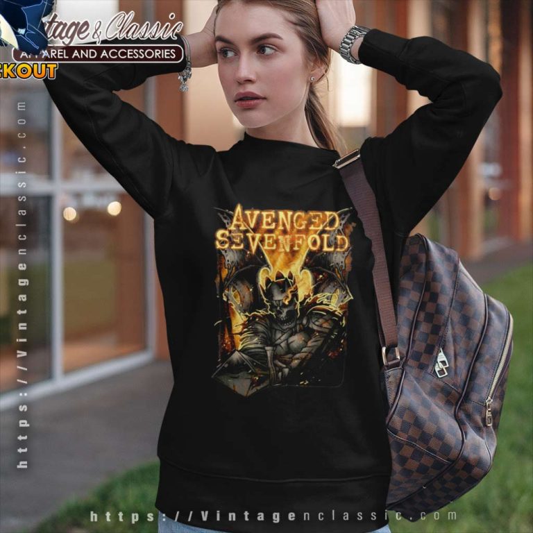 Avenged Sevenfold Shirt Fire Death Sweatshirt Avenged Sevenfold Shirt Fire Death Sweatshirt