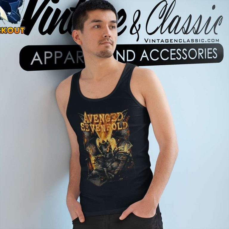 Avenged Sevenfold Shirt Fire Death Tank Top Racerback Avenged Sevenfold Shirt Fire Death Tank Top Racerback