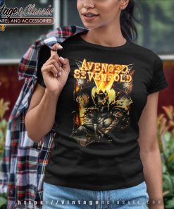 Avenged Sevenfold Shirt Fire Death Women TShirt