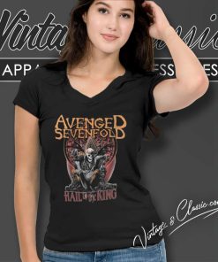 Avenged Sevenfold Shirt Hall To The King V Neck TShirt