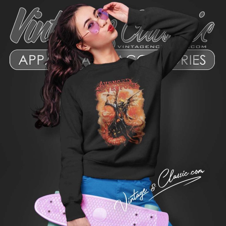 Avenged Sevenfold Skull Bat Sweatshirt Avenged Sevenfold Skull Bat Sweatshirt