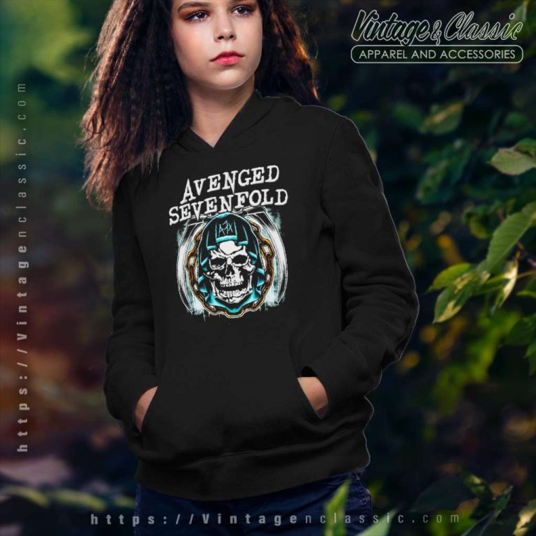 Avenged Sevenfold Skull Chain Hoodie Avenged Sevenfold Skull Chain Hoodie