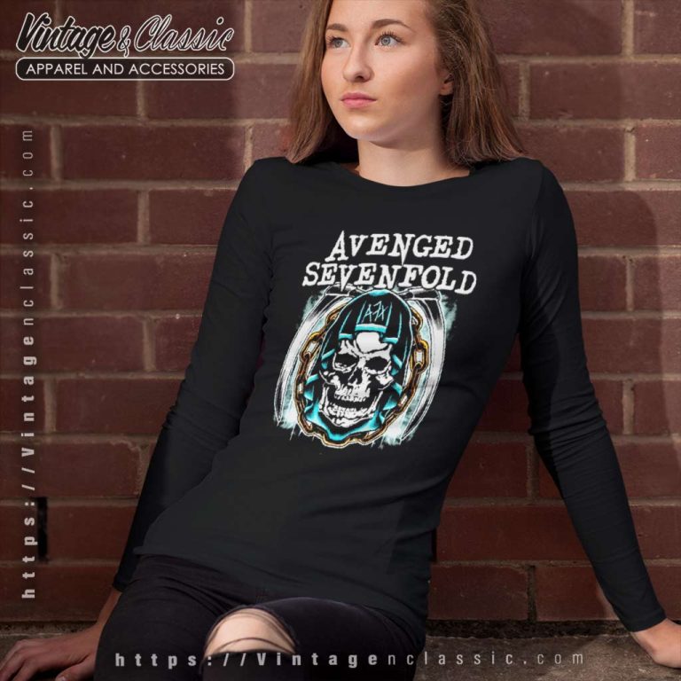 Avenged Sevenfold Skull Chain Long Sleeve Tee Avenged Sevenfold Skull Chain Long Sleeve Tee