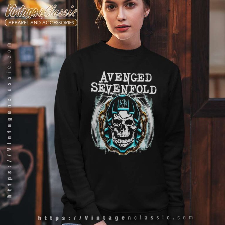 Avenged Sevenfold Skull Chain Sweatshirt Avenged Sevenfold Skull Chain Sweatshirt