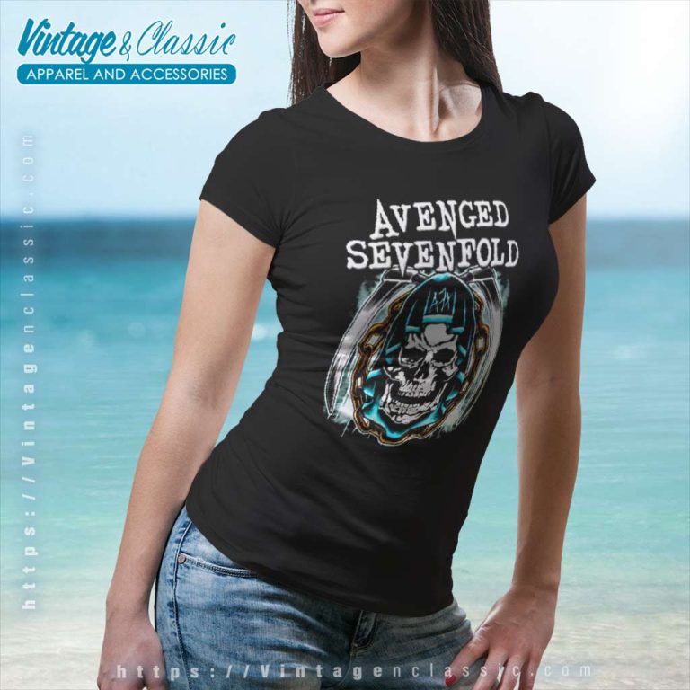 Avenged Sevenfold Skull Chain Women TShirt Avenged Sevenfold Skull Chain Women TShirt