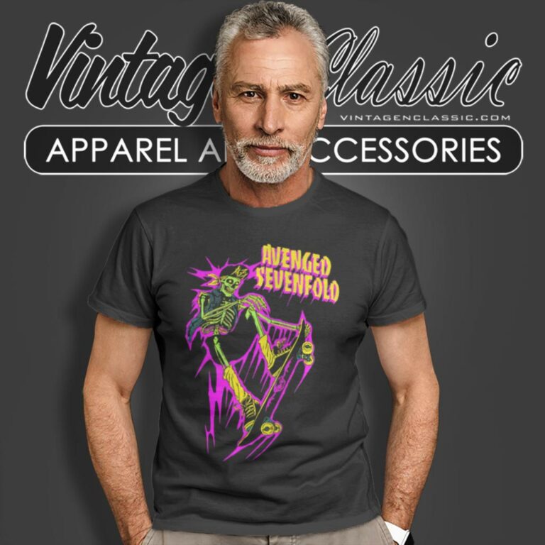 Avenged Sevenfold Skully Skater T Shirt Avenged Sevenfold Skully Skater T Shirt