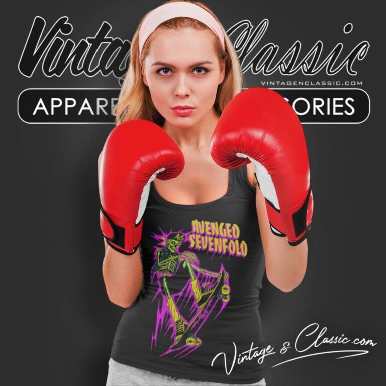 Avenged Sevenfold Skully Skater Tank Top Racerback Avenged Sevenfold Skully Skater Tank Top Racerback