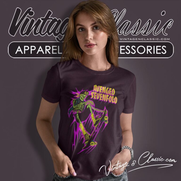 Avenged Sevenfold Skully Skater Women T Shirt Avenged Sevenfold Skully Skater Women T Shirt