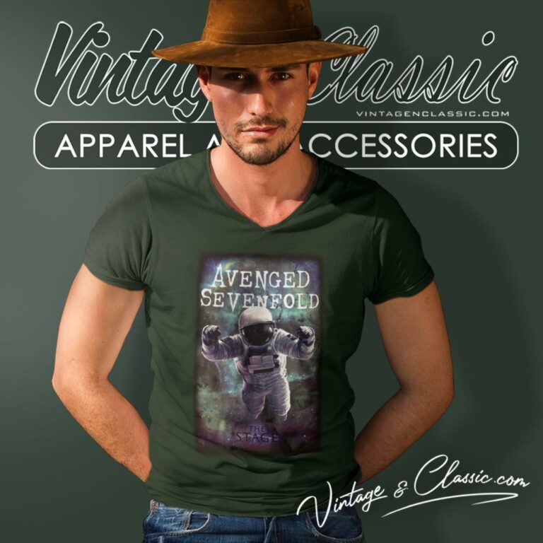 Avenged Sevenfold The Stage Concert V Neck TShirt Avenged Sevenfold The Stage Concert V Neck TShirt