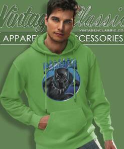 Avengers Black Panther Circle Portrait Hoodie