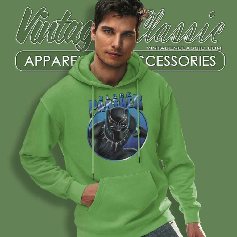 Avengers Black Panther Circle Portrait Hoodie Avengers Black Panther Circle Portrait Hoodie