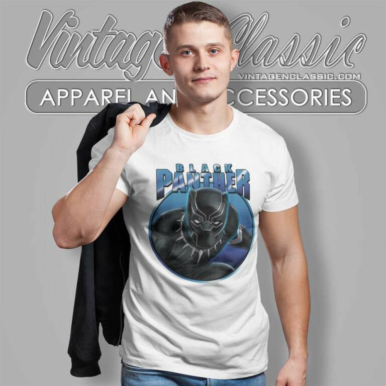 Avengers Black Panther Circle Portrait T Shirt Avengers Black Panther Circle Portrait T Shirt
