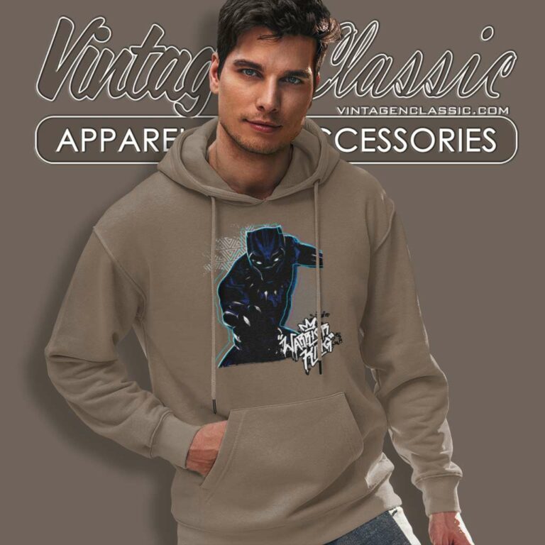 Avengers Black Panther Warrior King Hoodie Avengers Black Panther Warrior King Hoodie