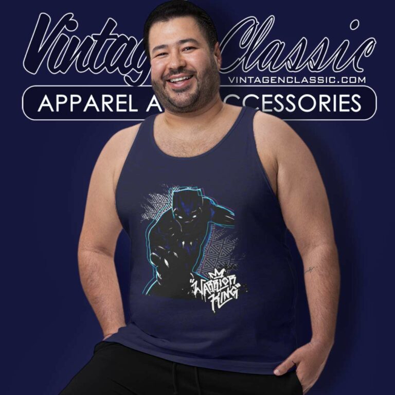 Avengers Black Panther Warrior King Tank Top Racerback Avengers Black Panther Warrior King Tank Top Racerback