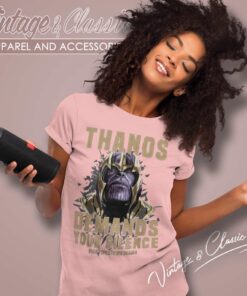 Avengers Endgame Thanos Shirt Demands Your Silence Women TShirt
