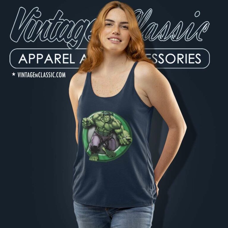 Avengers Iron Man Hulk Tank Top Racerback Avengers Iron Man Hulk Tank Top Racerback