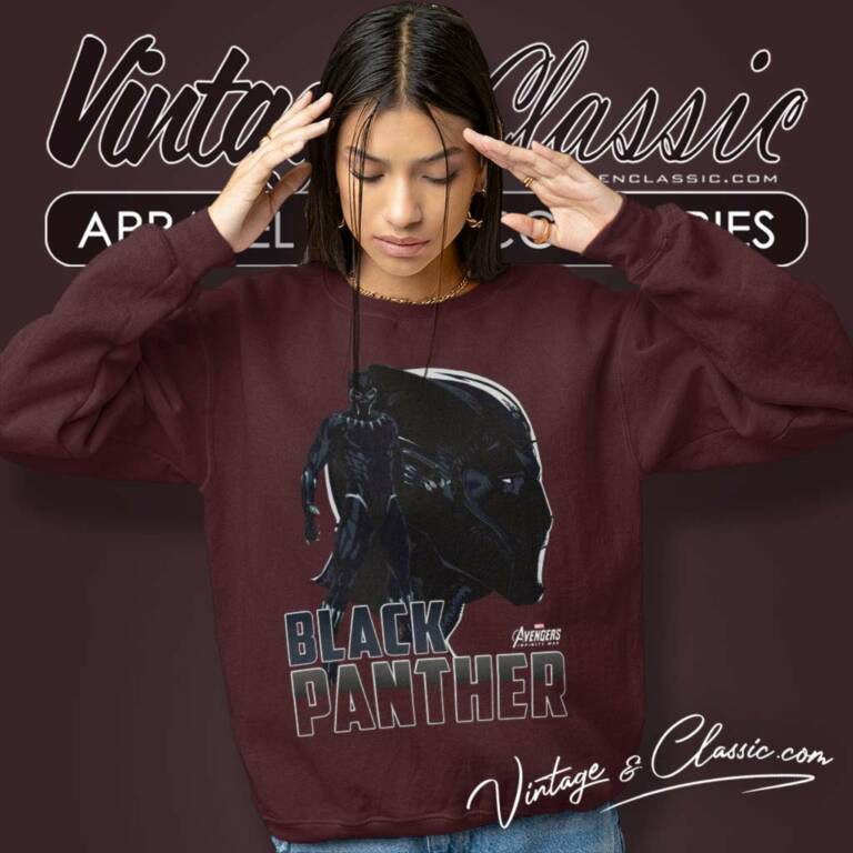Avengers Marvel Black Panther Sweatshirt Avengers Marvel Black Panther Sweatshirt