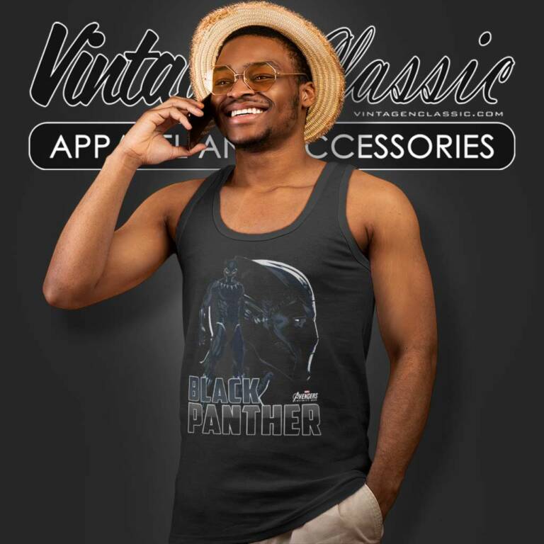 Avengers Marvel Black Panther Tank Top Racerback Avengers Marvel Black Panther Tank Top Racerback