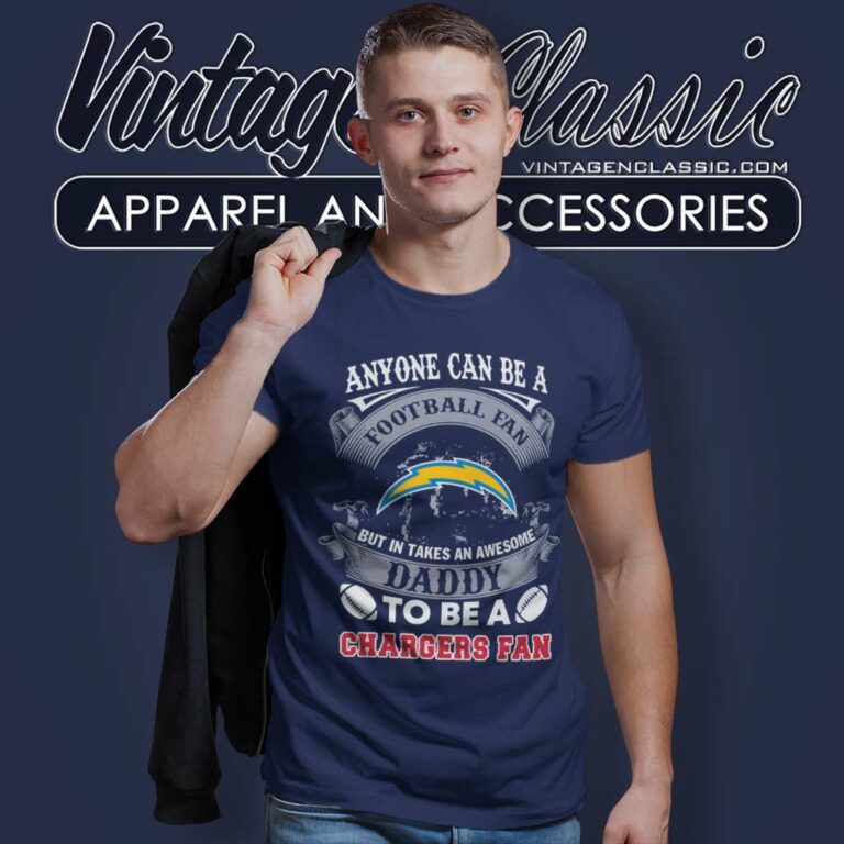 Awesome Daddy Los Angeles Chargers Fan T Shirt Awesome Daddy Los Angeles Chargers Fan T Shirt