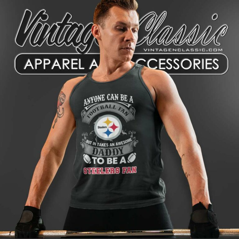 Awesome Daddy Pittsburgh Steelers Fan Tank Top Racerback Awesome Daddy Pittsburgh Steelers Fan Tank Top Racerback
