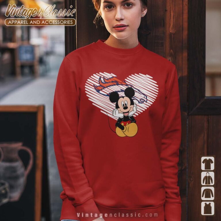 Awesome Mickey Mouse Denver Broncos Sweatshirt Awesome Mickey Mouse Denver Broncos Sweatshirt