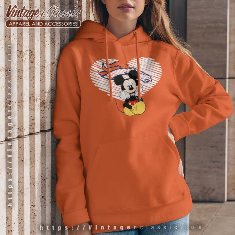 Awesome Mickey Mouse Denver Broncos Woman Hoodie Awesome Mickey Mouse Denver Broncos Woman Hoodie