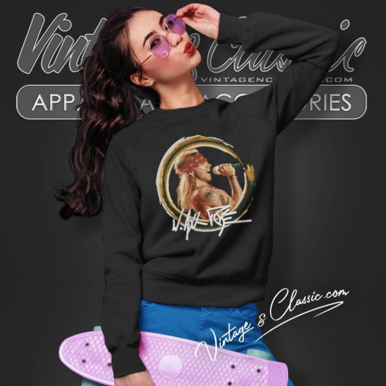 Axl Rose Guns N Roses Band Sweatshirt Axl Rose Guns N Roses Band Sweatshirt