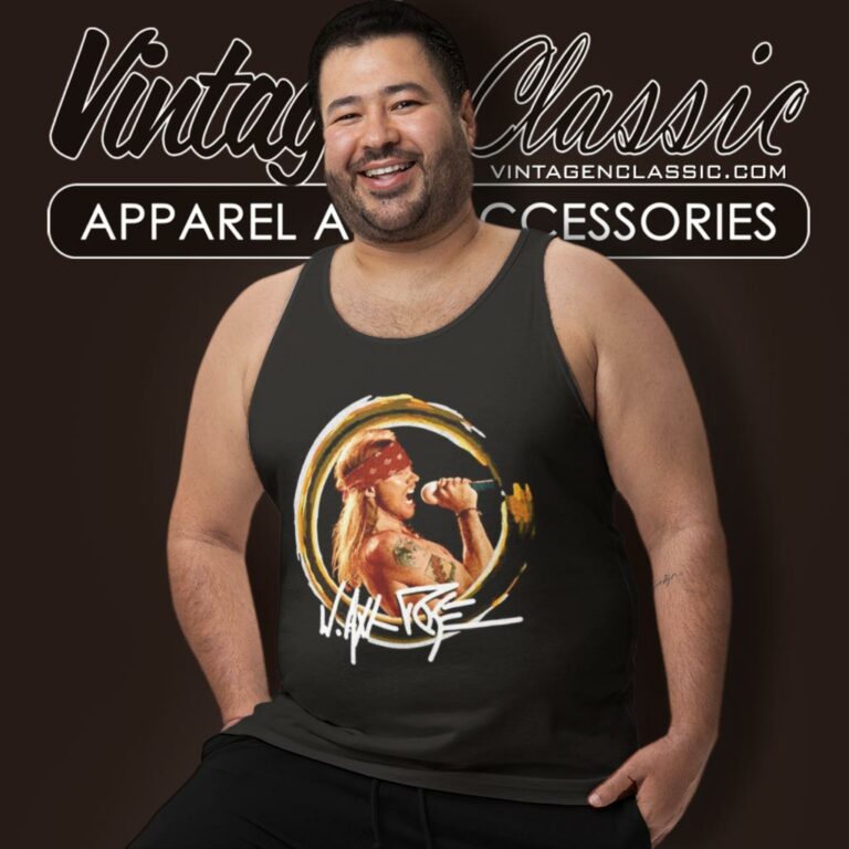 Axl Rose Guns N Roses Band Tank Top Racerback Axl Rose Guns N Roses Band Tank Top Racerback