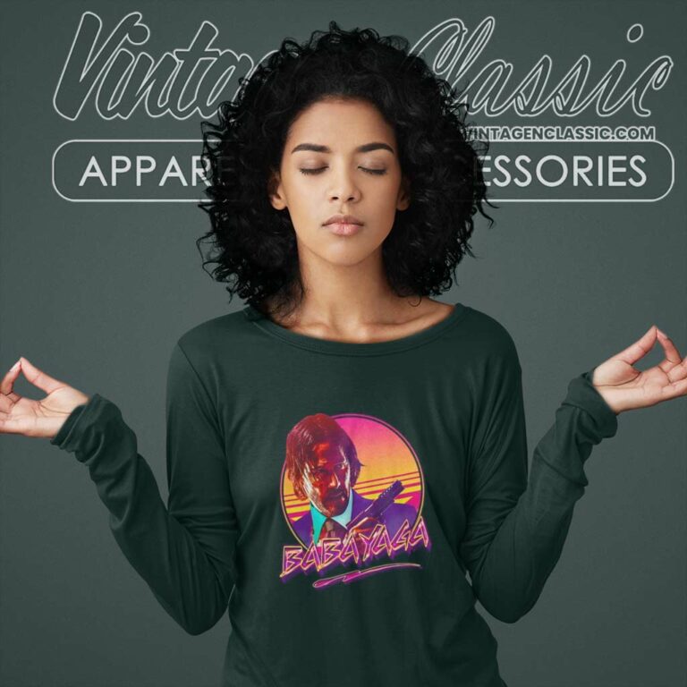 Baba Yaga Keanu Reeves Long Sleeve Tee Baba Yaga Keanu Reeves Long Sleeve Tee