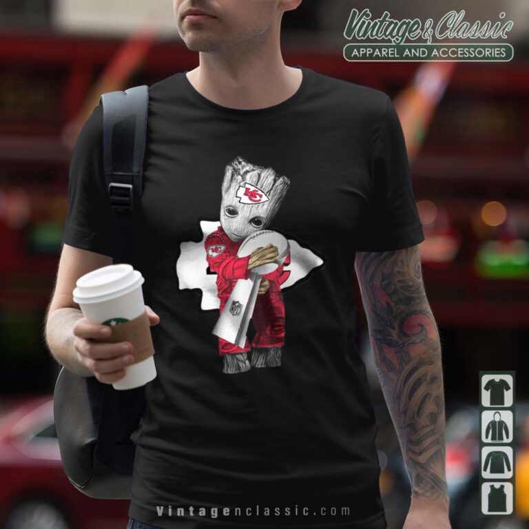 Baby Groot Hug Kansas City Chiefs Super Bowl Shirt Baby Groot Hug Kansas City Chiefs Super Bowl Shirt