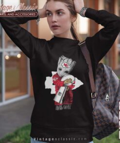 Baby Groot Hug Kansas City Chiefs Super Bowl Shirt 5 Baby Groot Hug Kansas City Chiefs Super Bowl Sweatshirt