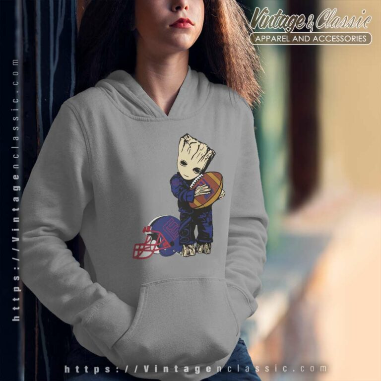 Baby Groot Hug New York Giants Football Nfl Hoodie Baby Groot Hug New York Giants Football Nfl Hoodie