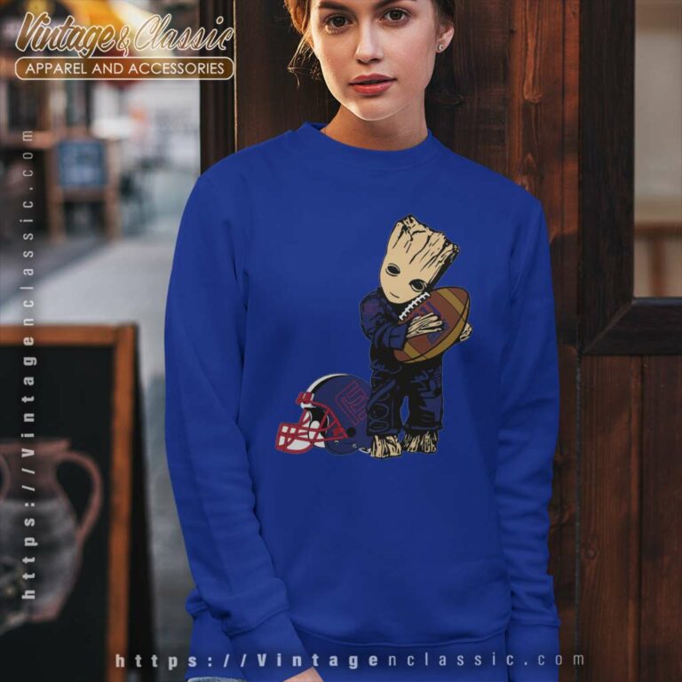 Baby Groot Hug New York Giants Football Nfl Sweatshirt Baby Groot Hug New York Giants Football Nfl Sweatshirt
