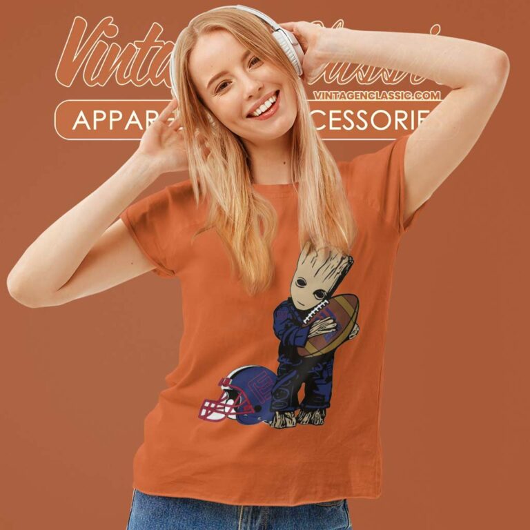 Baby Groot Hug New York Giants Football Nfl Women TShirt Baby Groot Hug New York Giants Football Nfl Women TShirt