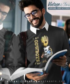 Baby Groot I Am Dallas Cowboys Fan Sweatshirt