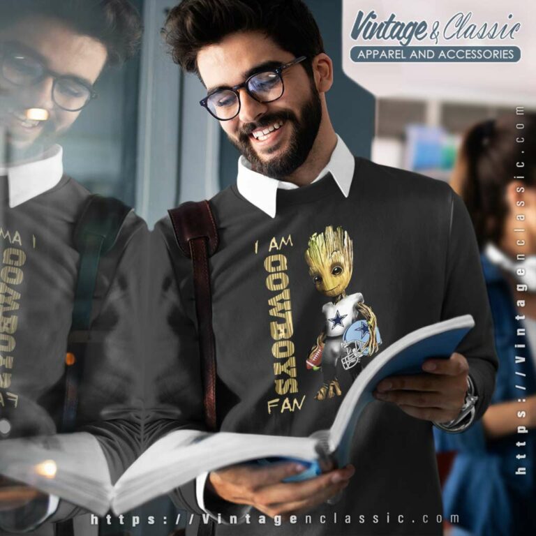 Baby Groot I Am Dallas Cowboys Fan Sweatshirt Baby Groot I Am Dallas Cowboys Fan Sweatshirt