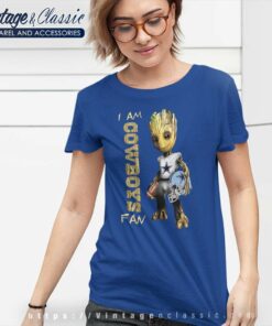 Baby Groot I Am Dallas Cowboys Fan Women TShirt