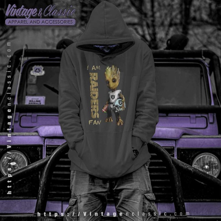 Baby Groot I Am Las Vegas Raiders Hoodie Baby Groot I Am Las Vegas Raiders Hoodie
