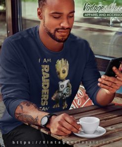 Baby Groot I Am Las Vegas Raiders Sweatshirt