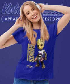 Baby Groot I Am New York Giants Women TShirt